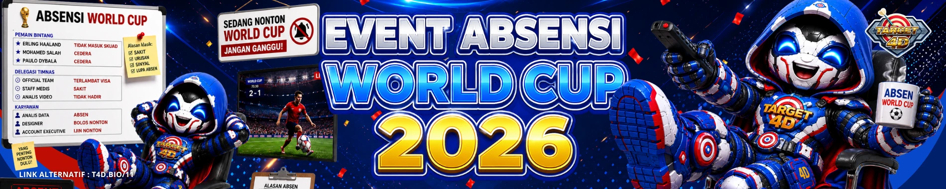 EVENT ABSENSI WORLD CUP TARGET4D